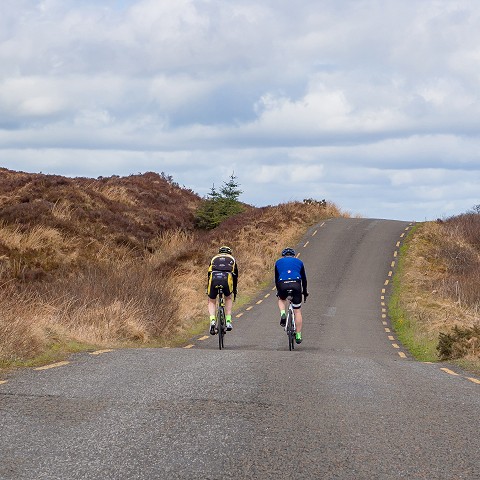 Road cycling in the Slieve Bloom Mountains